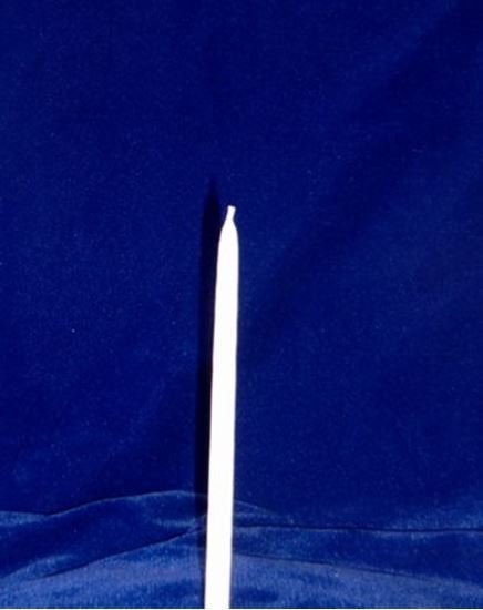 8 Inch White Hand Dipped Candle