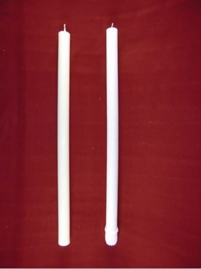 12 Inch Molded Beeswax Candle