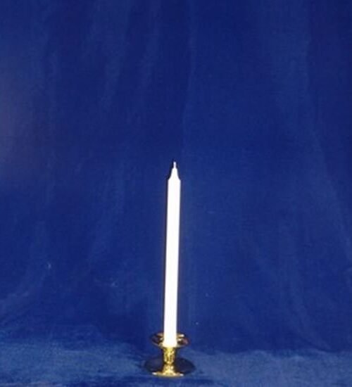 13 1/4 Inch White Candle