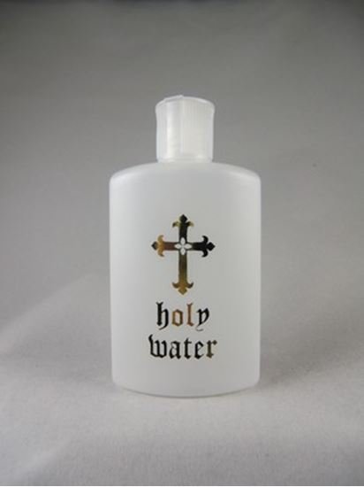 4 Ounce Holy Water Plastic Bottle